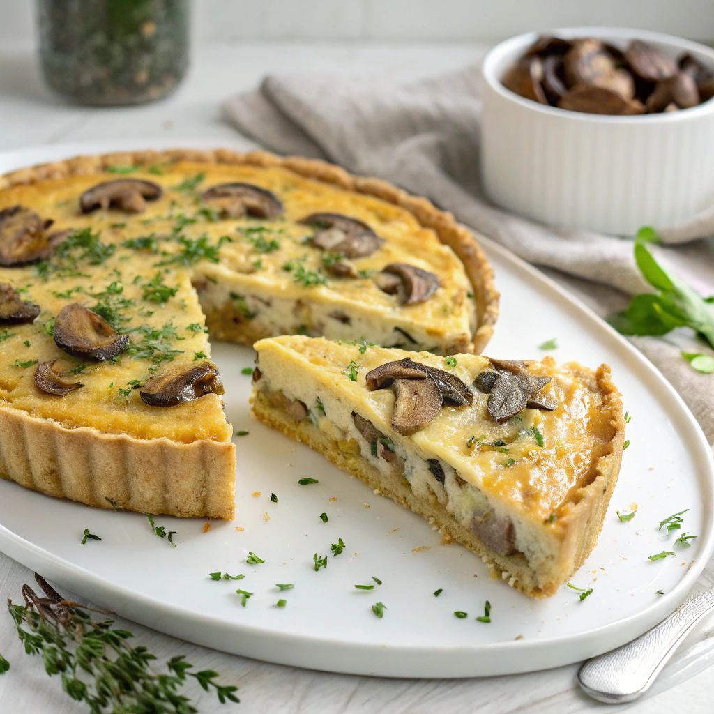 Crustless Mushroom Quiche – Light, Savory & Perfect Anytime!