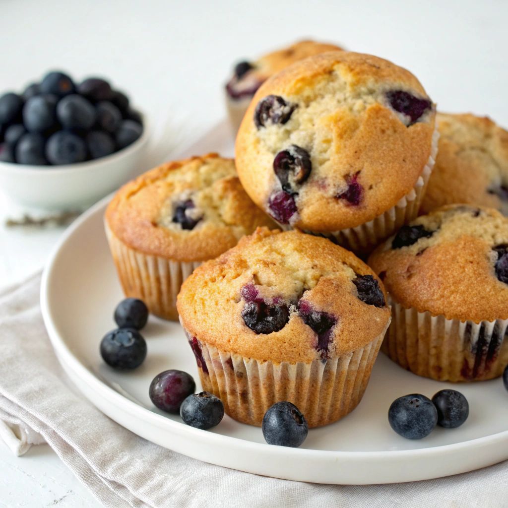 Blueberry Muffins – Soft, Sweet & Perfectly Crumbly!